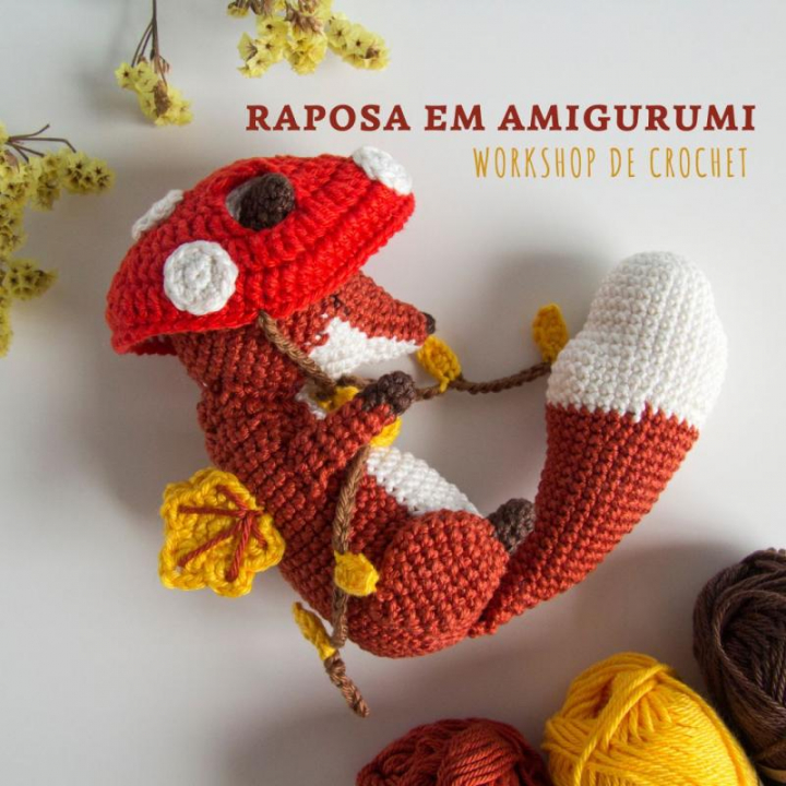 Workshop de Crochet - Raposa em Amigurumi (6h)