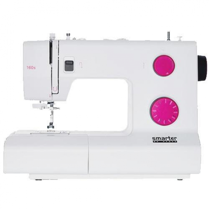 Máquina de costura Smarter Pfaff 160s (rosa)