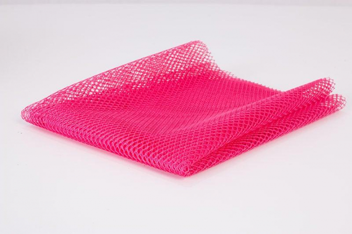 Tecido rede mesh rosa