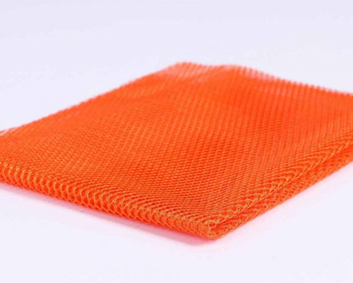 Tecido rede mesh laranja