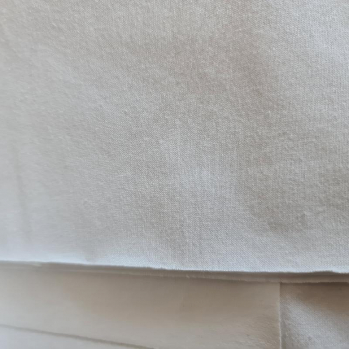 Tecido plastificado com malha jersey - Branco
