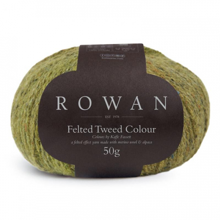 Fio Felted Tweed Colour 28 Chartreuse