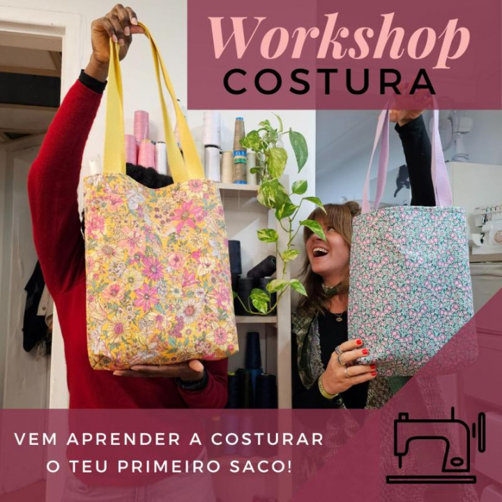 Workshop de Iniciação à Costura - DOM, 14 JAN: 09h00-13h00 - Lisboa presencial