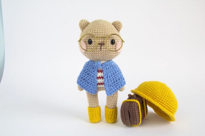 Workshop de Crochet - Urso Viajante em Amigurumi (6h) - TER, 6, 13, 20 e 27 SET: 21h00-22h30 – online